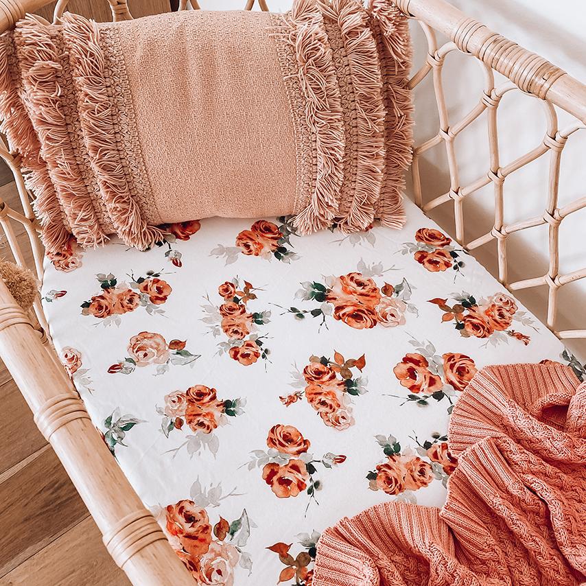 Rosebud Bassinet Sheet