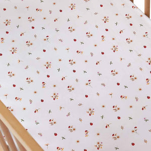 Ladybug Fitted Cot Sheet