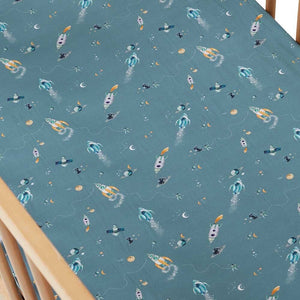 Rocket Fitted Cot Sheet