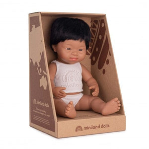 Doll Hispanic Boy With Down Syndrome