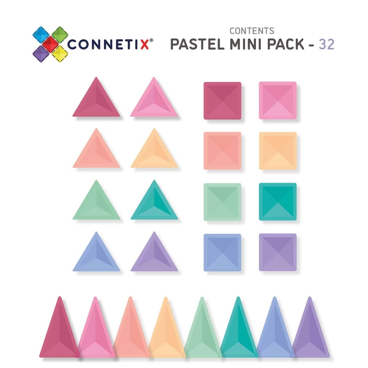 Pastel Mini Pack 32 Piece