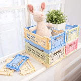 Mini Folding Crate (Baby Blue)
