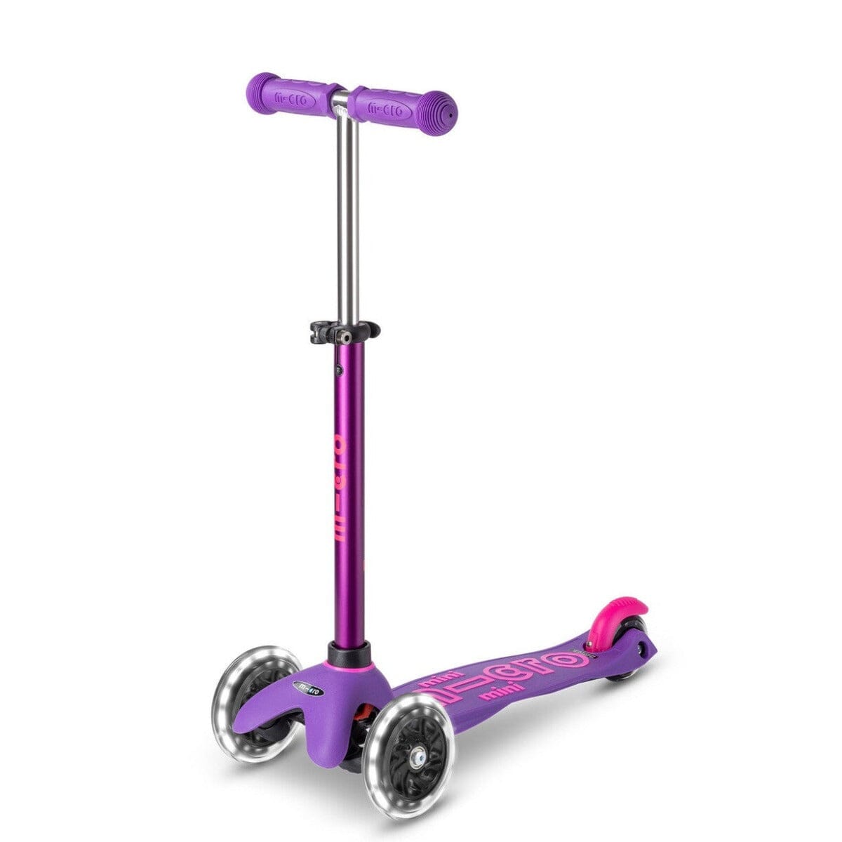 Mini Micro Deluxe LED Scooter (Purple/Pink)
