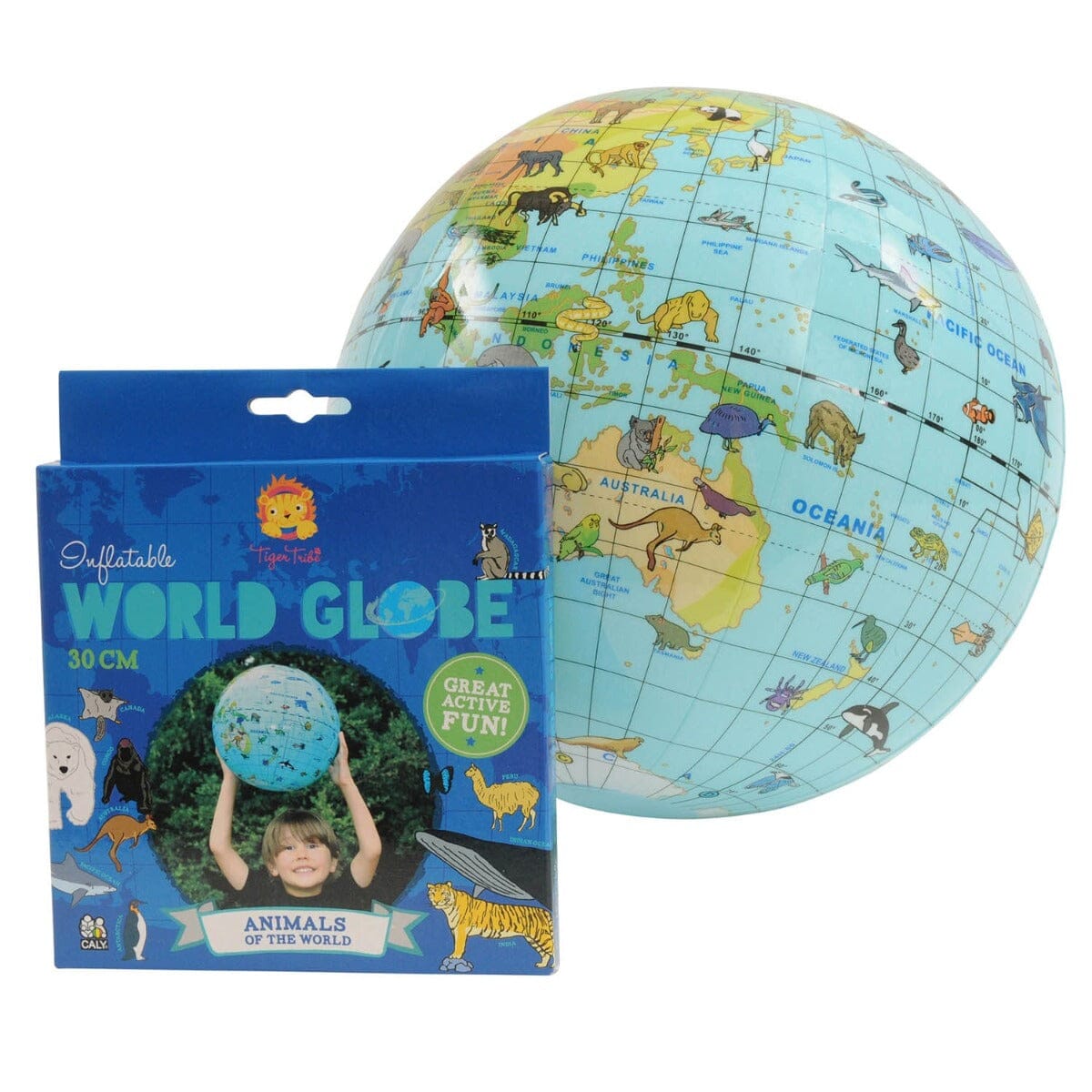 World Globe - Animals Of The World