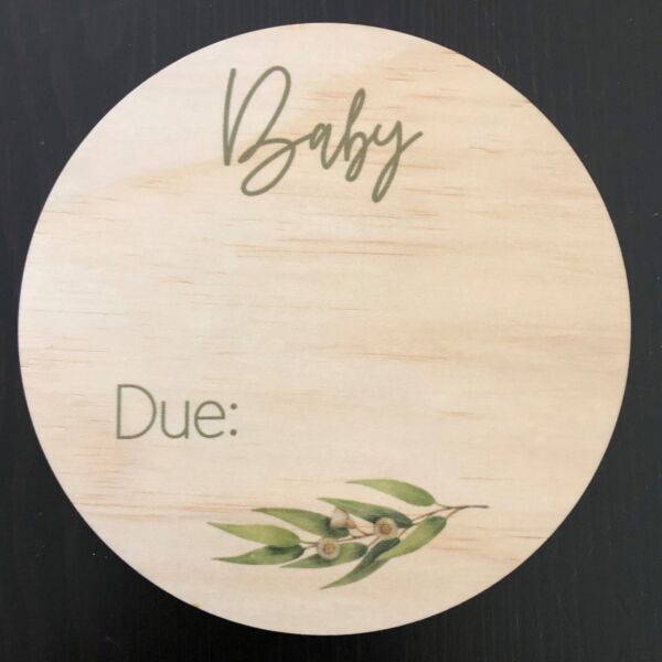 Pregnancy Announcement - Eucalyptus