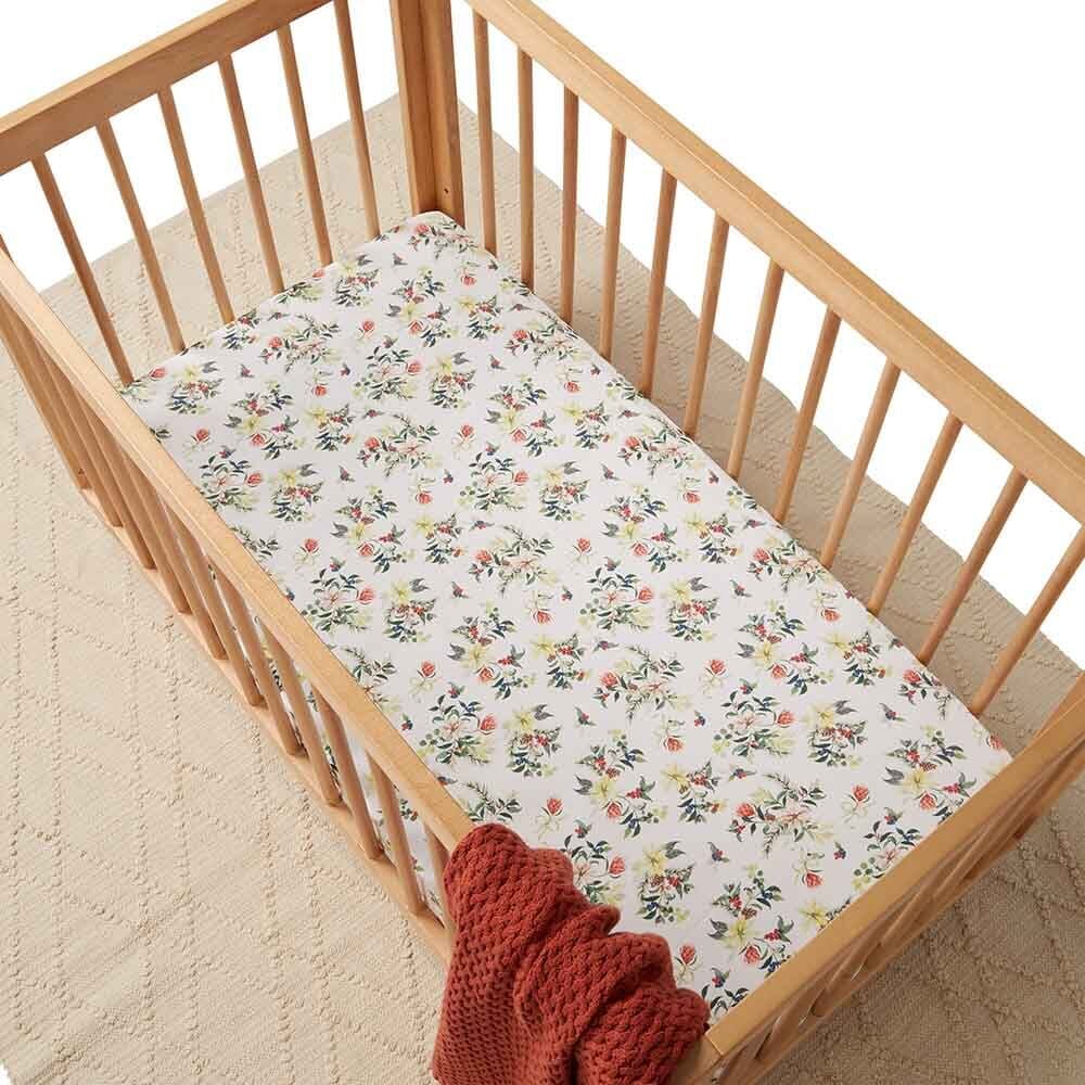 Festive Berry Fitted Cot Sheet (Limited Edition)