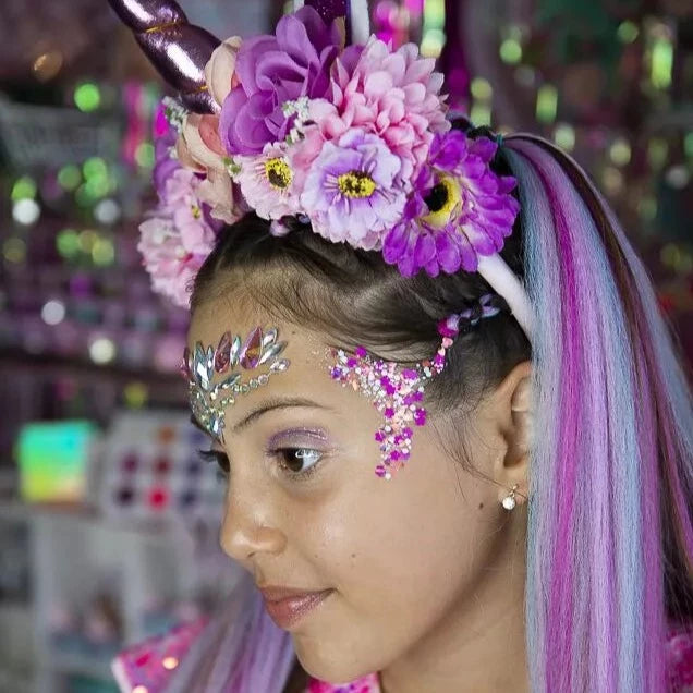 Unicorn Face Gems (Snowflake)