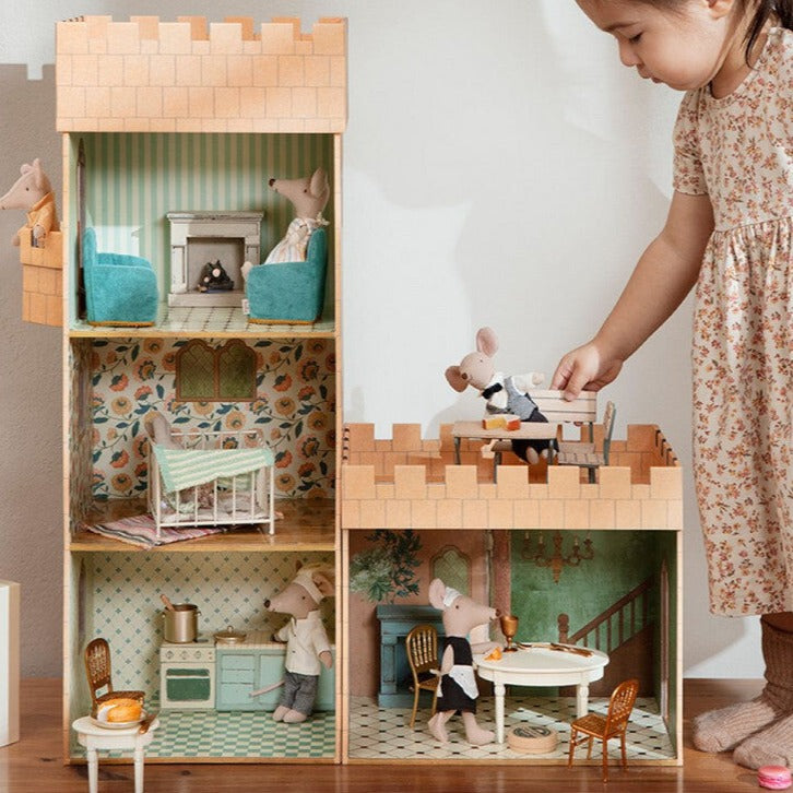 Minature Fireplace - Off White