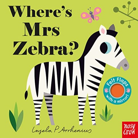Felt Flaps - Where Is Mrs Zebra?