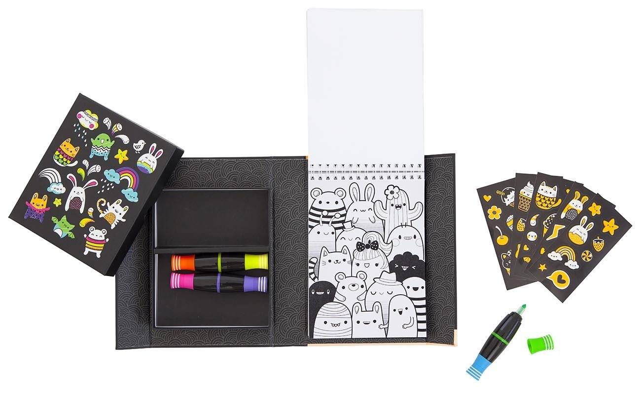 Neon Colouring Set (Glow Friends)