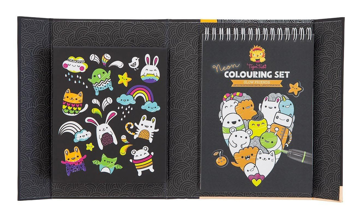 Neon Colouring Set (Glow Friends)