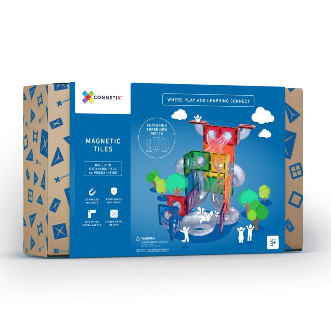 Rainbow Ball Run Expansion Pack 66 Piece