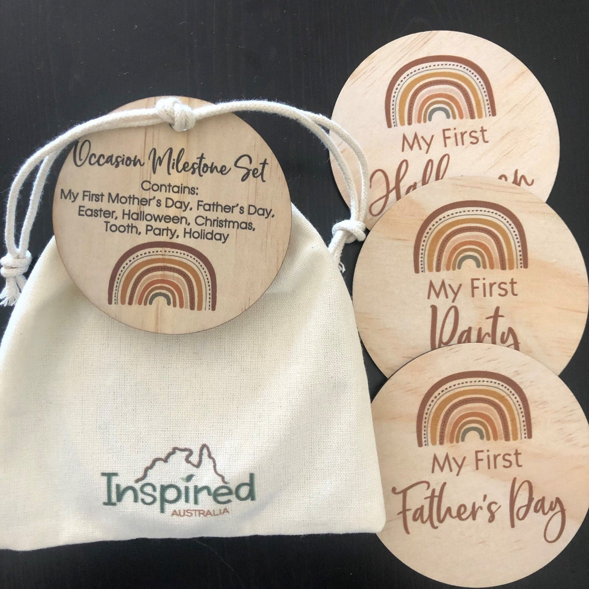 Occasion Milestone Discs - Rainbow