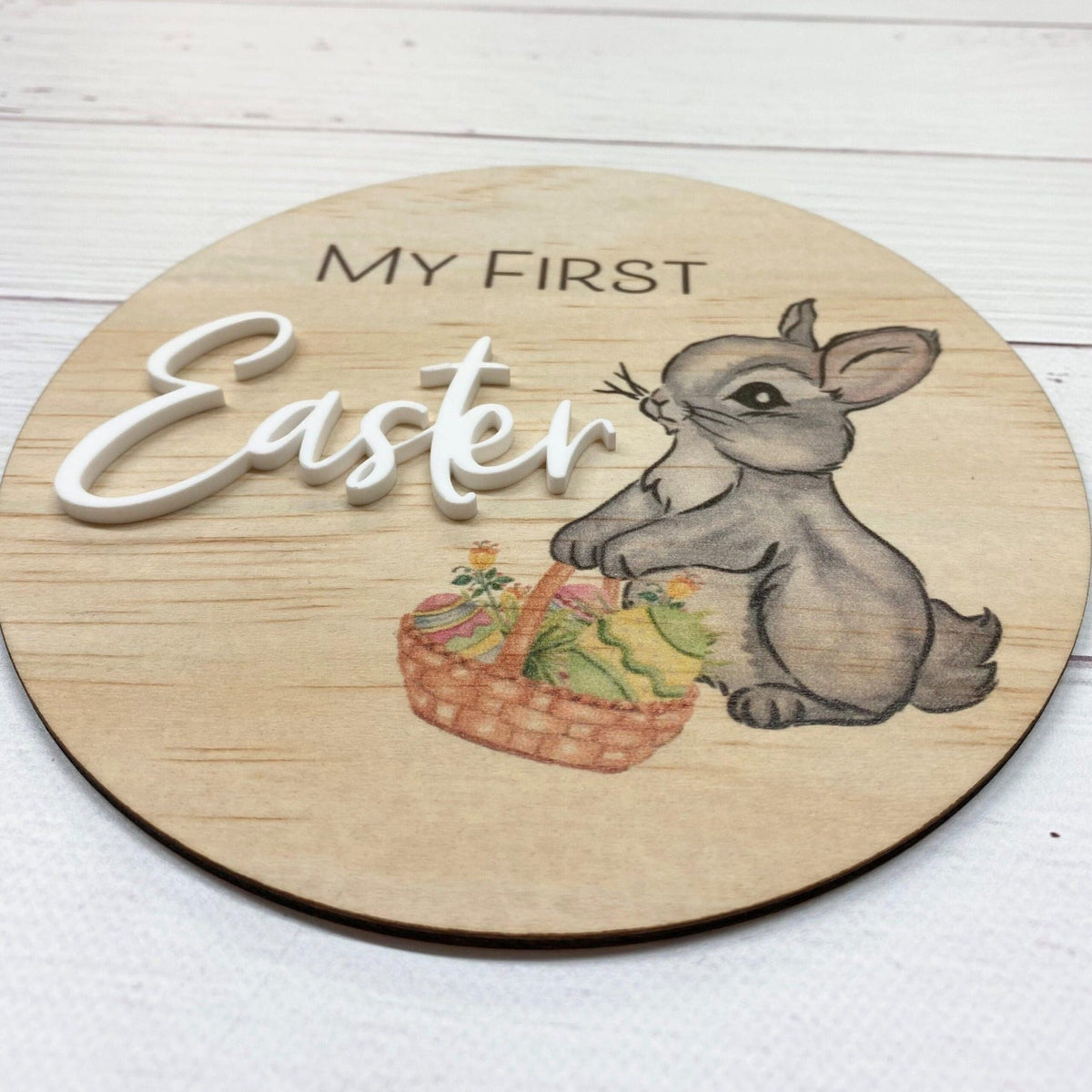 My First Easter 3D Milestone Disc - Bunny