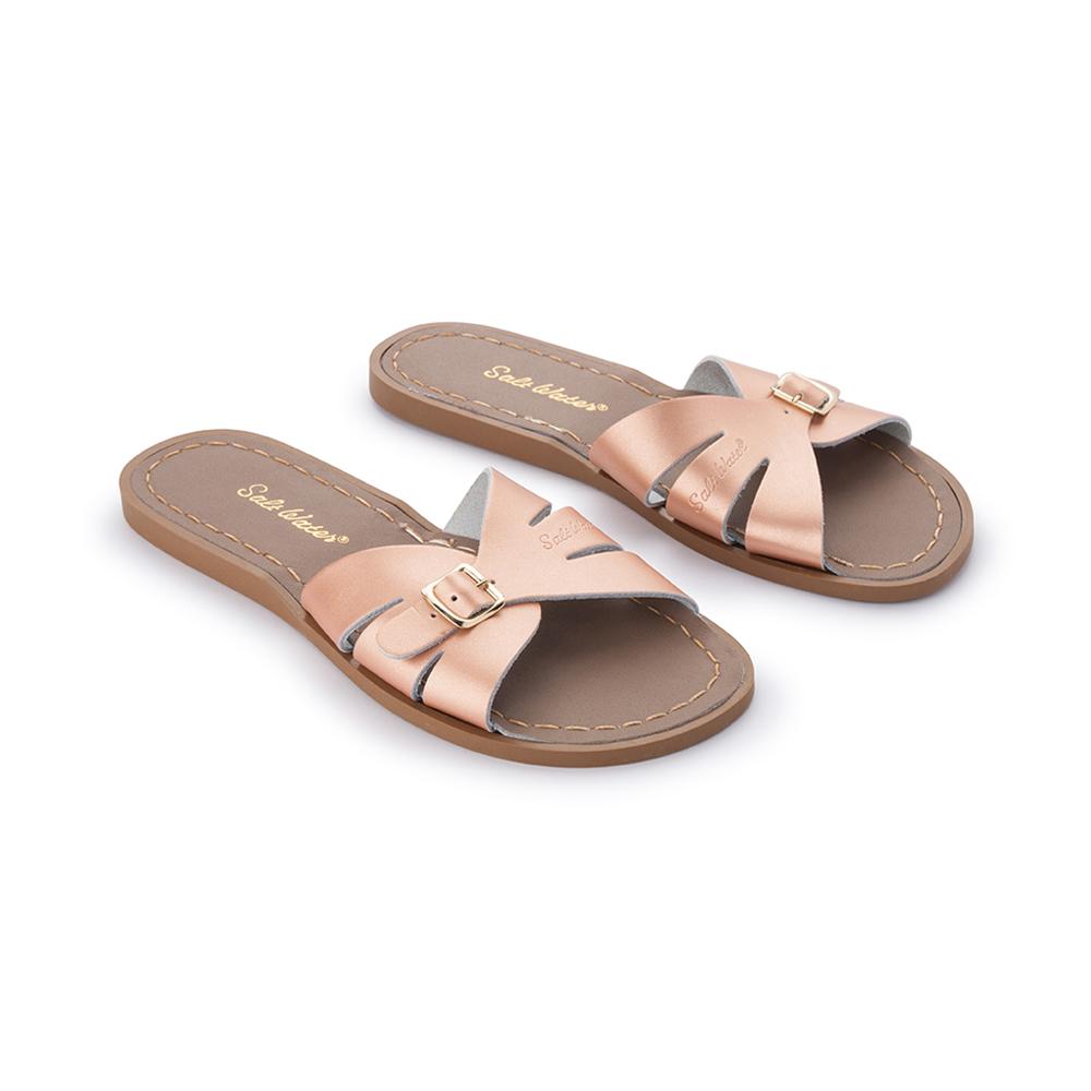 Salt Water Womens Classic Slides (Rose Gold)