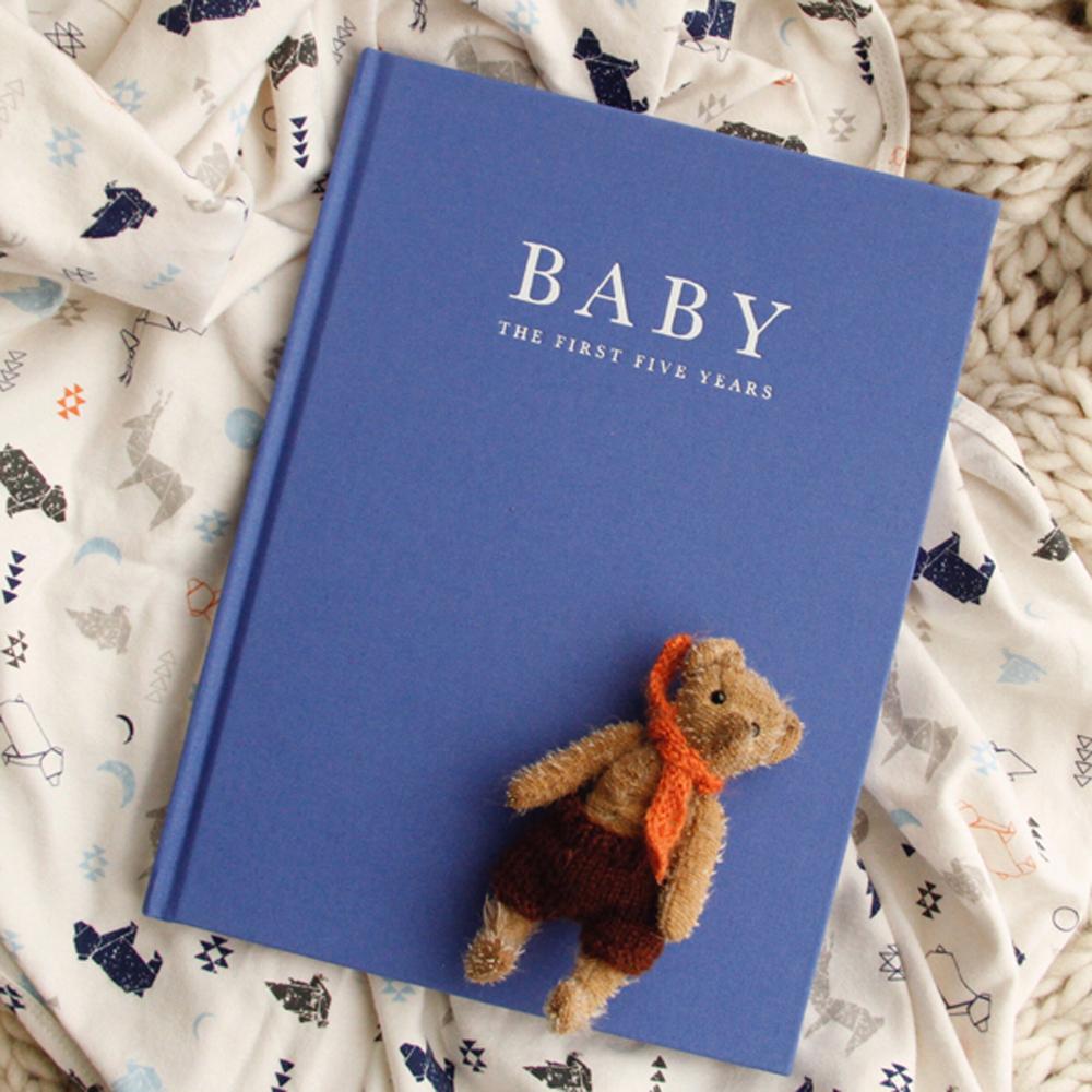 Baby Journal Birth to 5 Years (Blue)