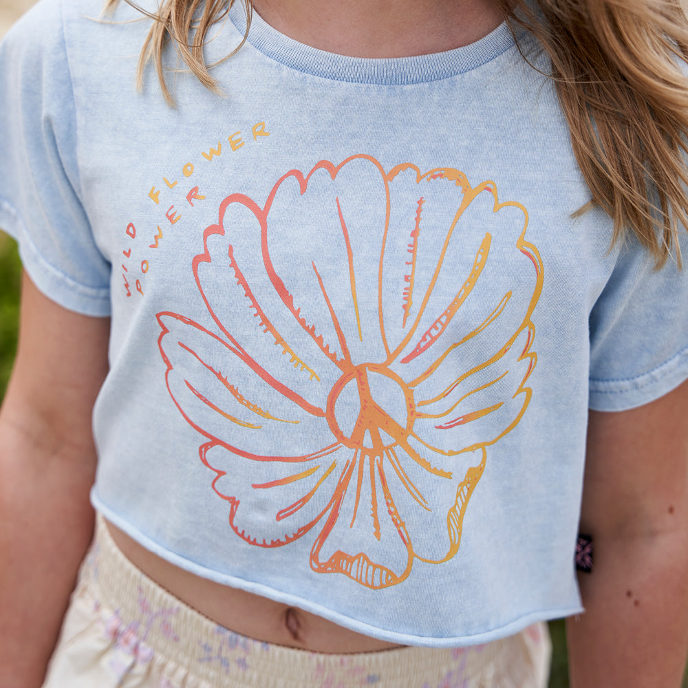 PEACE FLOWER ACID TEE