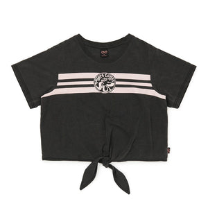Here Comes Tie Tee (Washed Black)