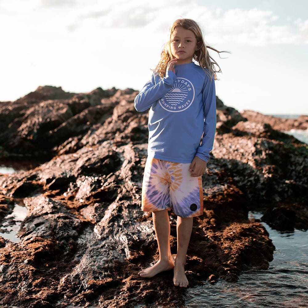 Sun Swirl Tie Dye Boardshorts