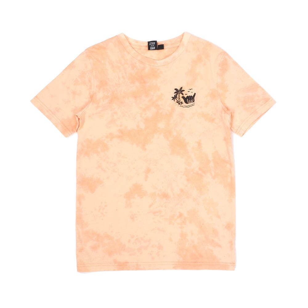 Island Tie Dye Tee (Peach)