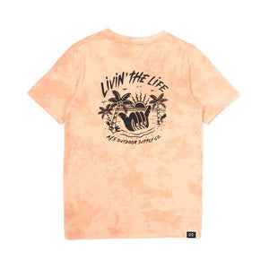 Island Tie Dye Tee (Peach)