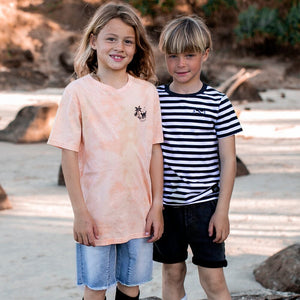 Island Tie Dye Tee (Peach)