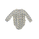 Greta Playsuit (Blue Floral)