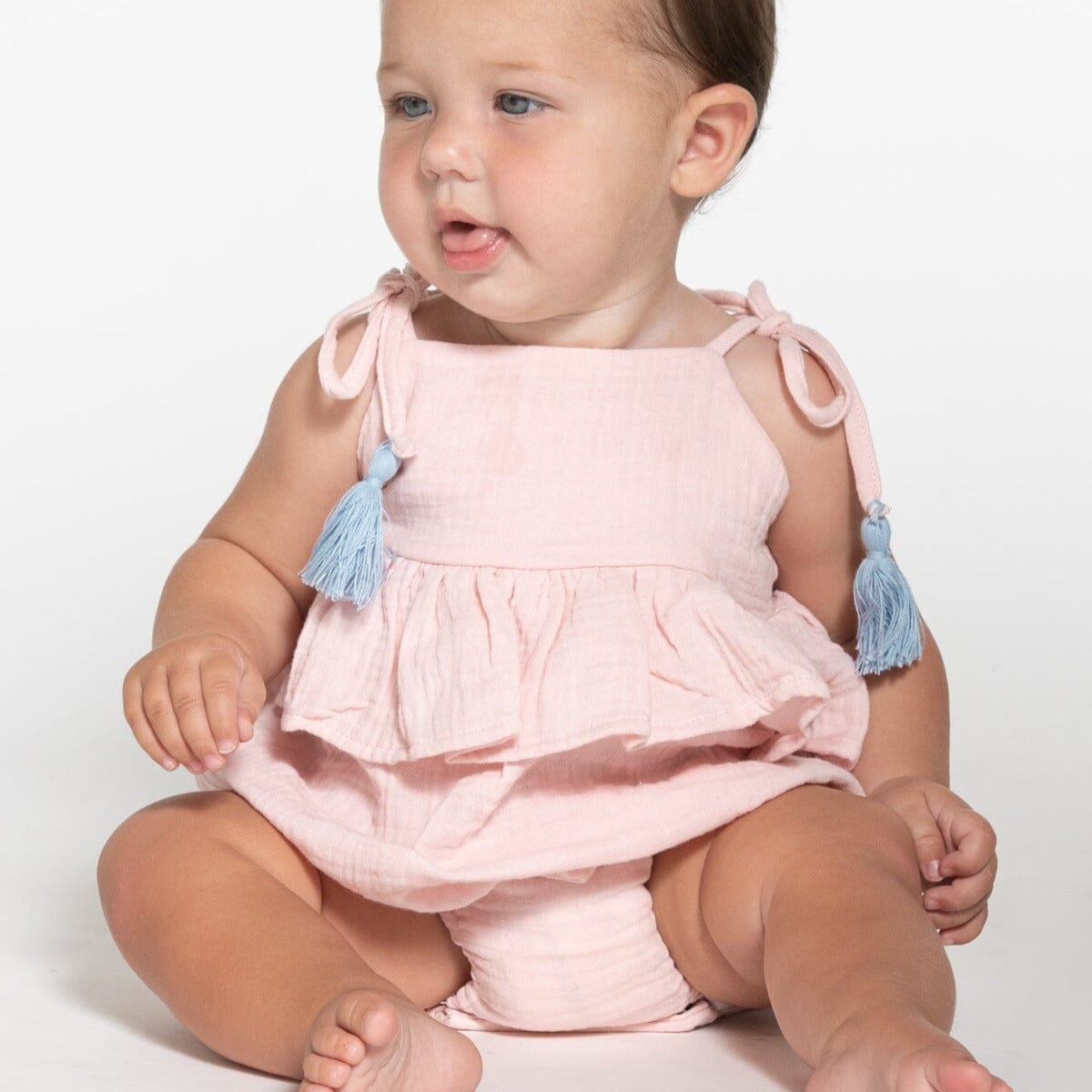 Delilah Playsuit (Baby Pink)