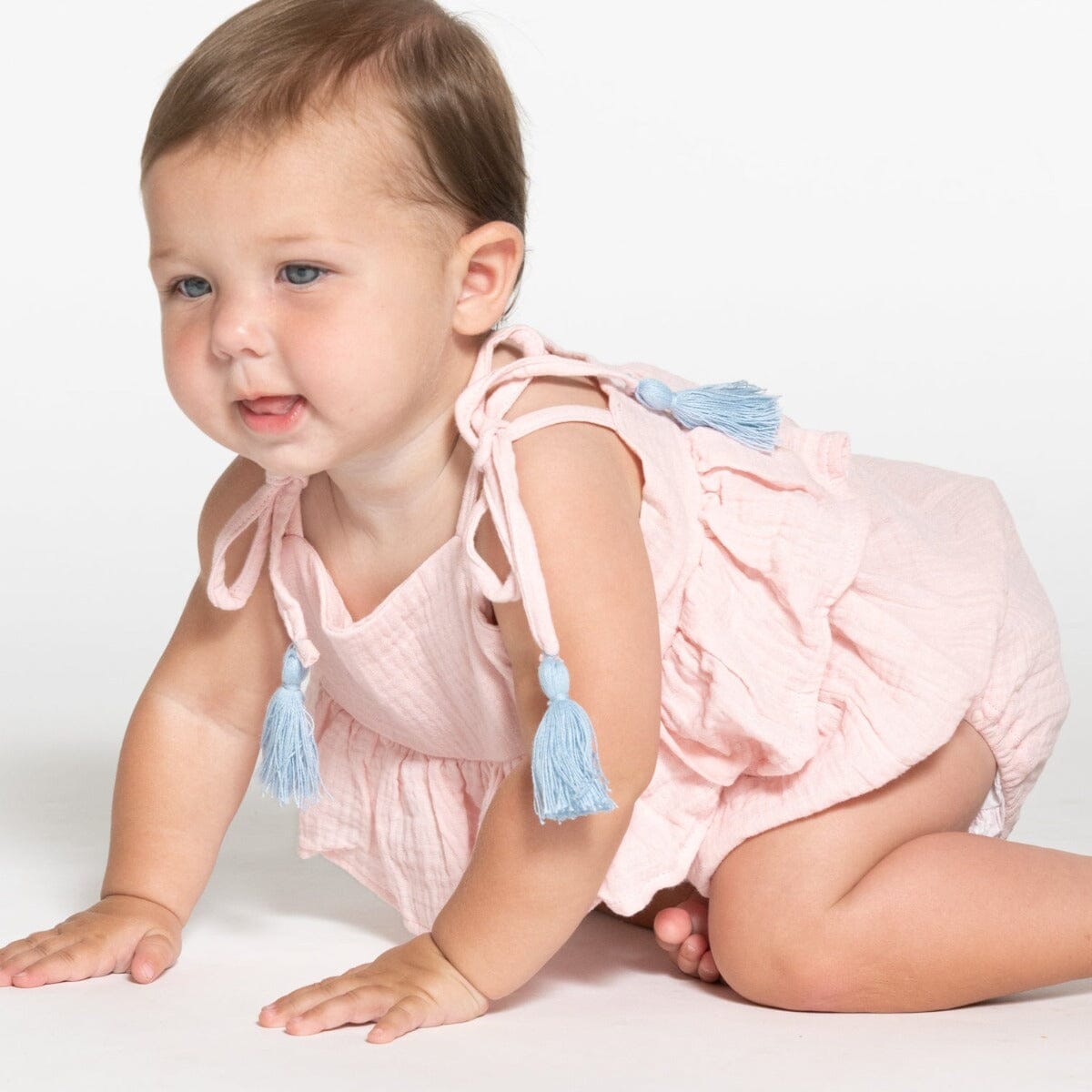 Delilah Playsuit (Baby Pink)