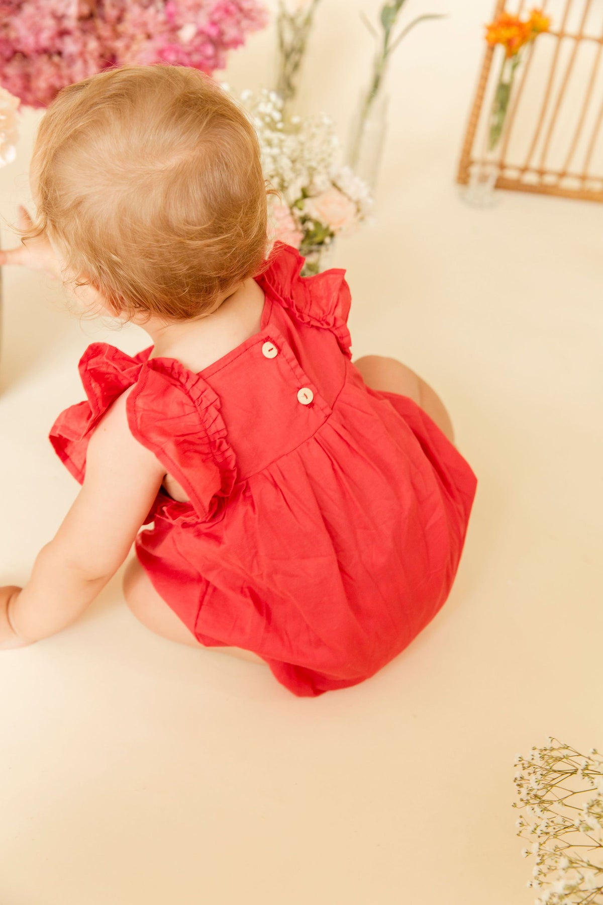 Anna Romper (Red)