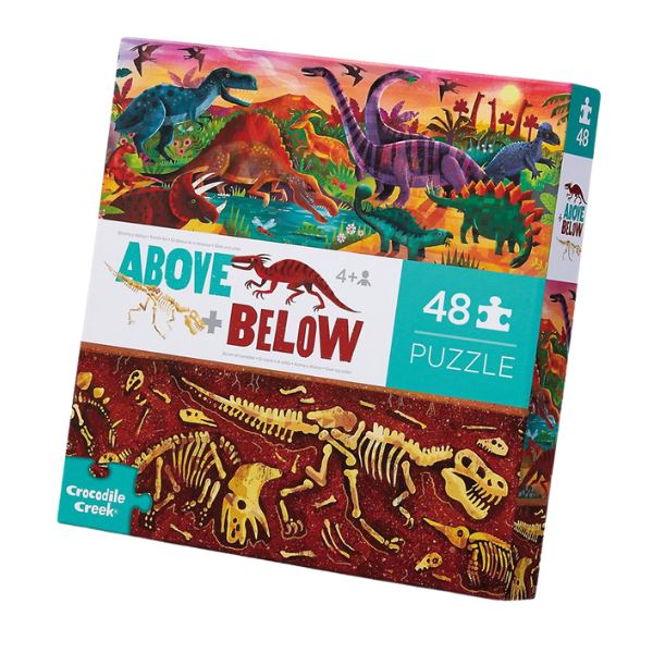 Above & Below Puzzle 48 piece (Dinosaur World)