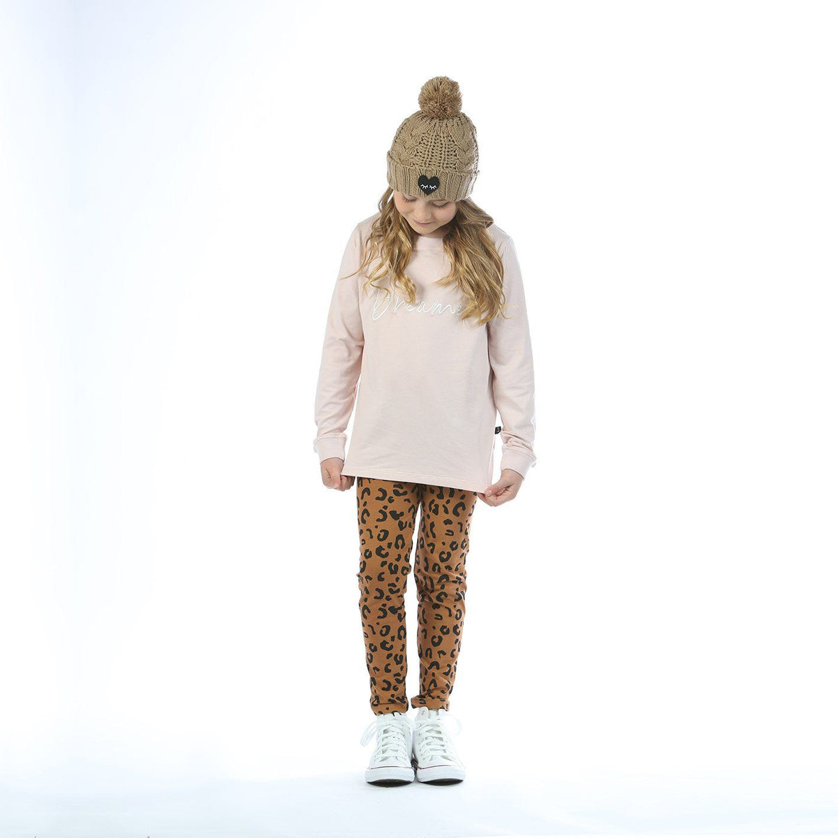 Cable Beanie (Cinnamon)