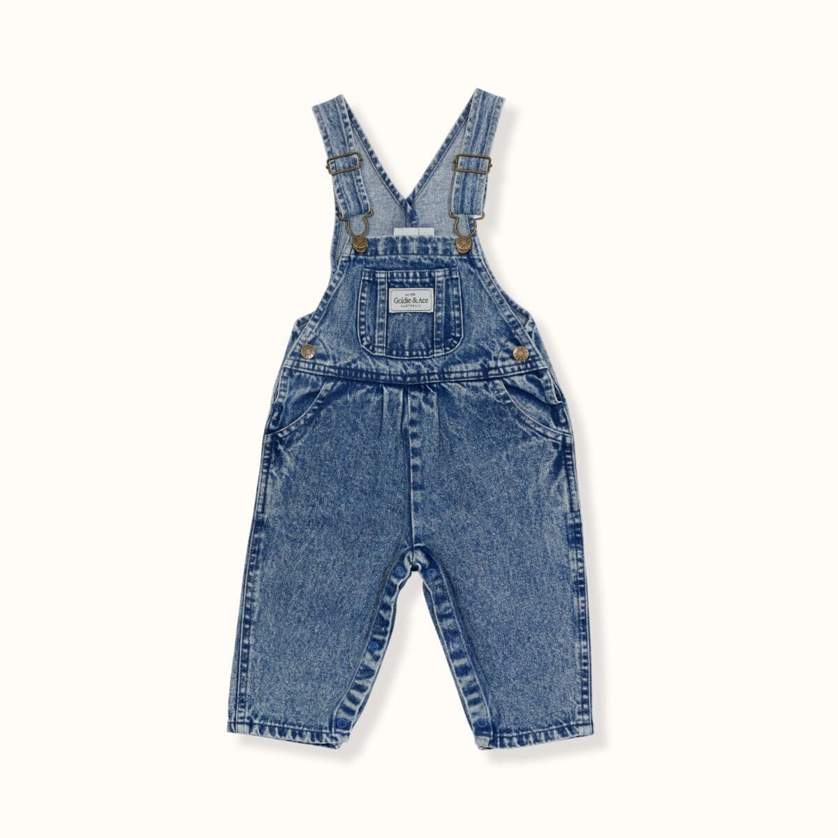 Austin Vintage Dark Denim Overalls