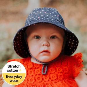 Girls Toddler Bucket Hat (Hearts)