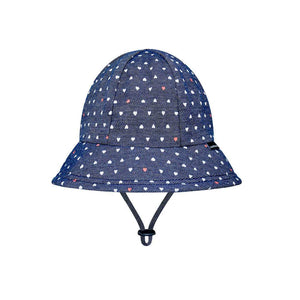 Girls Toddler Bucket Hat (Hearts)