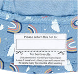 Toddler Bucket Sun Hat (Rainbow)