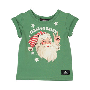 PEACE ON EARTH BABY T-SHIRT