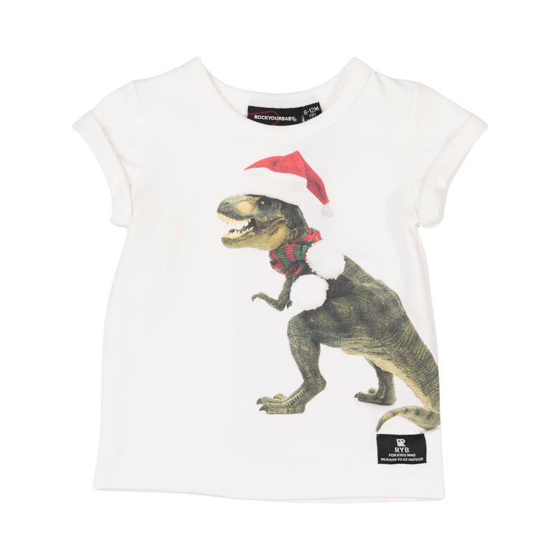 T-REXMAS BABY T-SHIRT