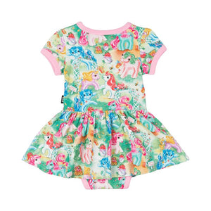 BERRY PICKING BABY WAISTED DRESS