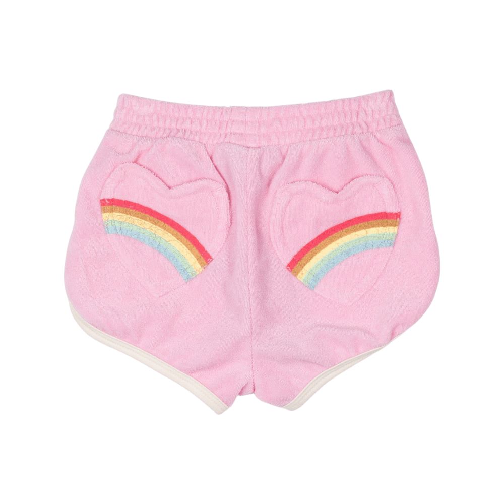 Heart You Pink Baby Shorts