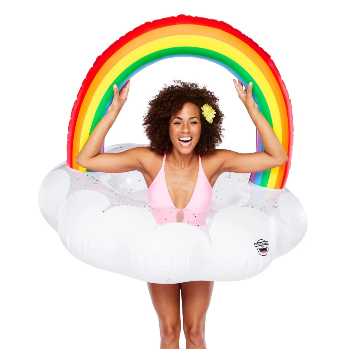Giant rainbow online pool float