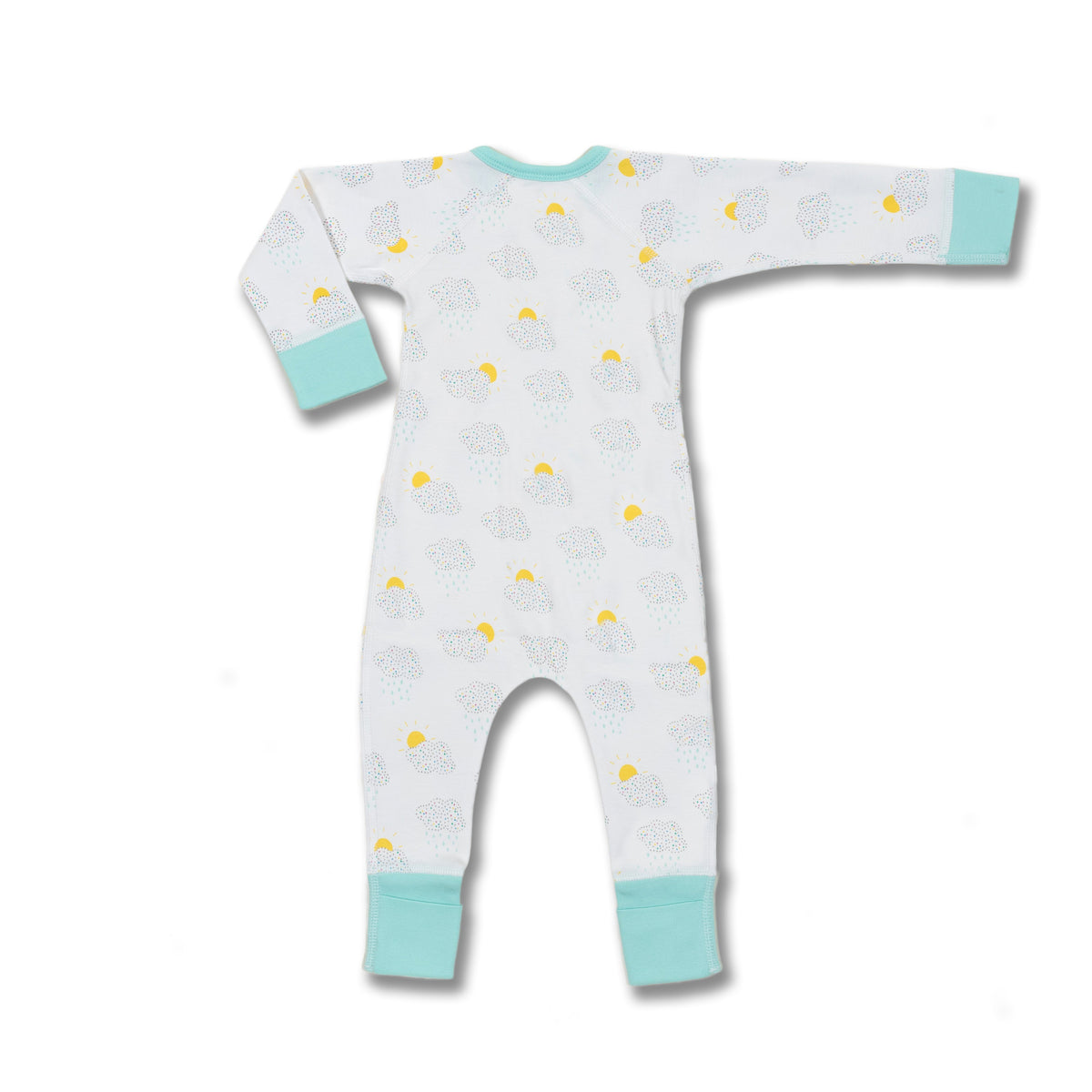 Clouds Zip Romper