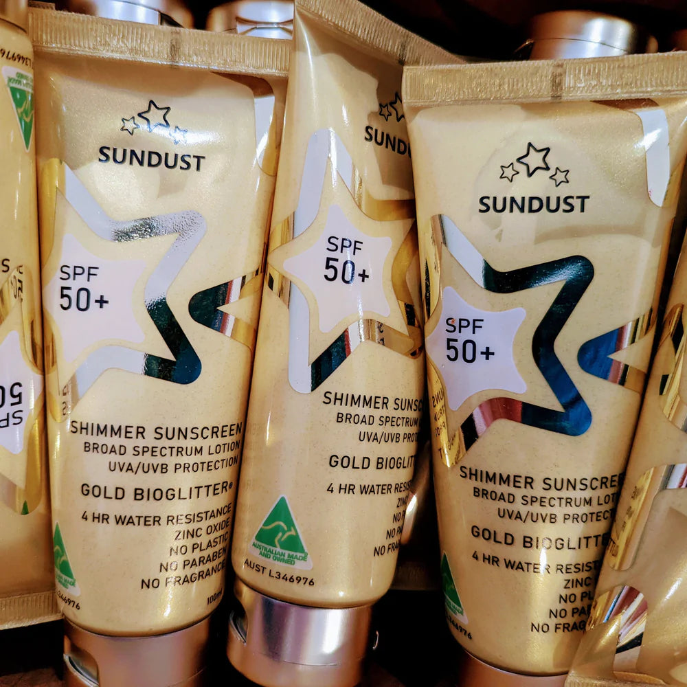 Bio Shimmer Zinc Sunscreen SPF50+ - Gold