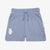 Blue Rib Simple Shorts