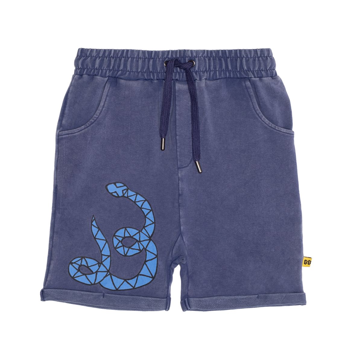 Blue Snake Relaxed Vintage Shorts