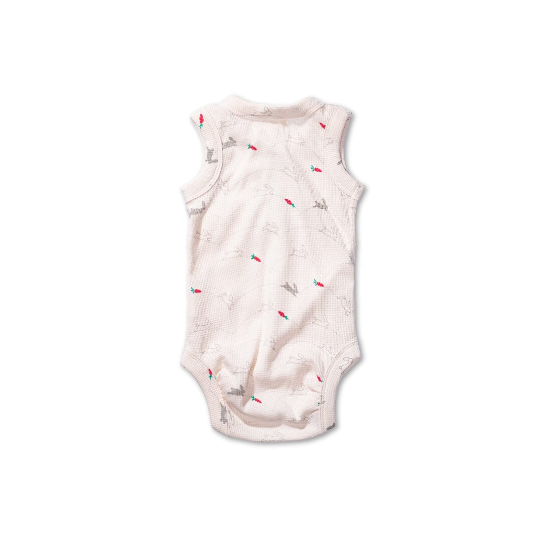 Bunnies Waffle Tank Bodysuit