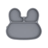 Bunny Stickie Plate (Grey)