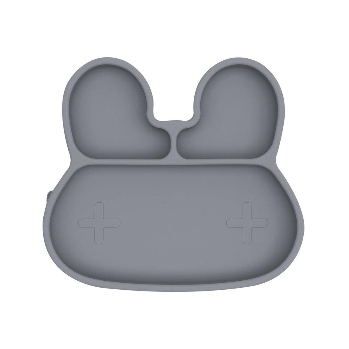 Bunny Stickie Plate (Grey)