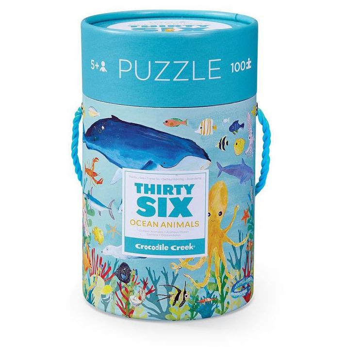 36 Animals Puzzle 100 pc (Ocean Animals)