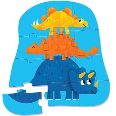 Mini Puzzle 12pc - Dino Friends